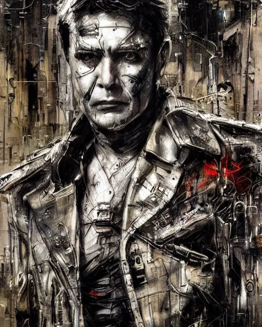 Prompt: photo of lieutenant columbo as a cyborg, advanced technology, cyberpunk, city, scifi, moody, atmosphere, 8 k high definition, insanely detailed, intricate, by guy denning, mark brooks