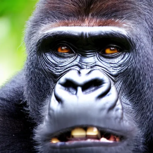 Prompt: photo of a gorilla