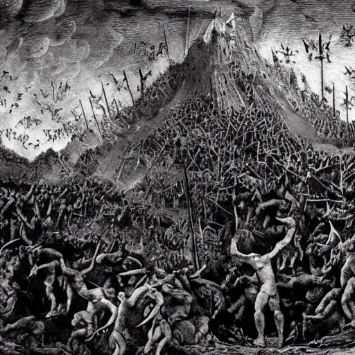 Prompt: dantes inferno