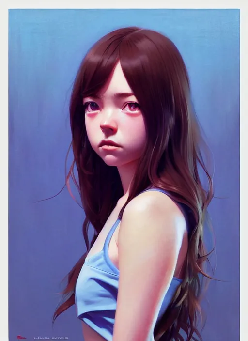 Prompt: sydney sweeney | | fine detail!! anime!! realistic shaded lighting!! poster by ilya kuvshinov katsuhiro otomo, magali villeneuve, artgerm, jeremy lipkin and michael garmash and rob rey, enjoy herself