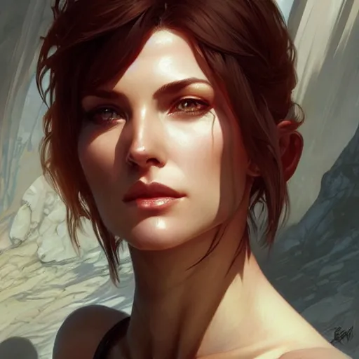 Image similar to beautiful natural femshep, intricate, elegant, highly detailed, digital painting, artstation, concept art, smooth, sharp focus, illustration, art by artgerm and greg rutkowski and alphonse mucha and loish and WLOP