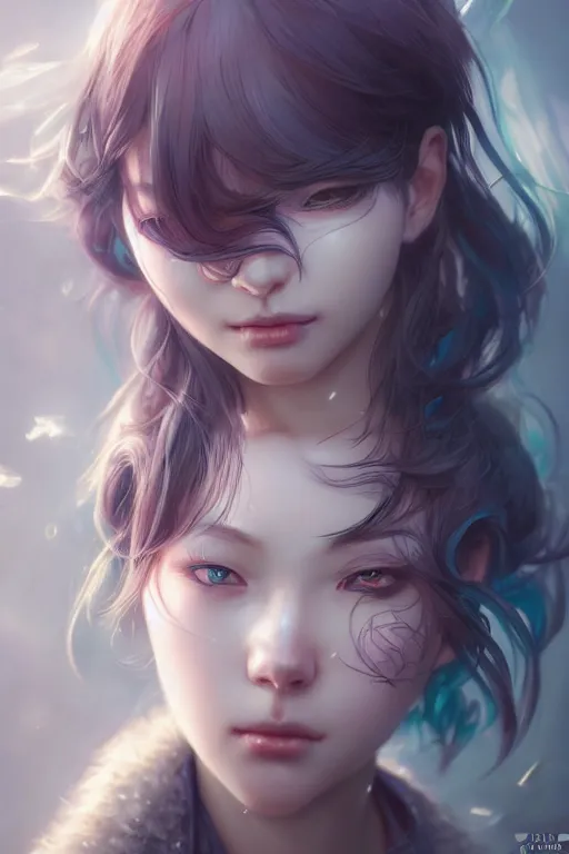 Prompt: frustrated and tired girl, full face, anime, fantastic details, pixiv, hyperdetailed unreal engine, stanley artgerm lau, wlop, rossdraws, james jean marc, simonetti ruan jia and mandy jurgens and artgerm and sakimichan, illustration, digital art, concept art, manga cover