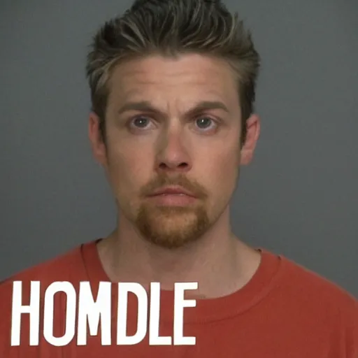 Prompt: Homelander (The Boys TV Show) Mugshot