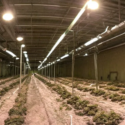 Image similar to underground marijuana farm