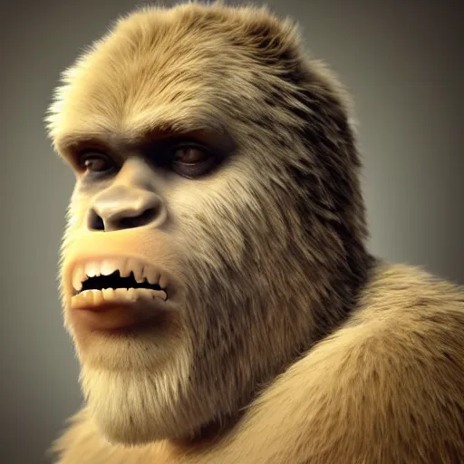 Prompt: hyperrealistic dslr film still of justin bieber disguised as sasquatch, large beaver teeth, stunning 8 k octane comprehensive 3 d render, inspired by istvan sandorfi & greg rutkowski & unreal engine, perfect symmetry, dim volumetric cinematic lighting, extremely hyper - detailed, incredibly real lifelike attributes & flesh texture, intricate, masterpiece, artstation, stunning