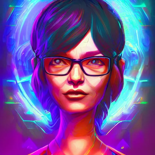 Image similar to skill magic geek inside matrix deepdream radiating a glowing aura stuff loot legends stylized digital illustration video game icon artstation lois van baarle, ilya kuvshinov, rossdraws,