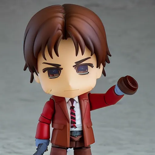 Image similar to saul goodman nendoroid figure, official figure, nendoroid, detailed, photo