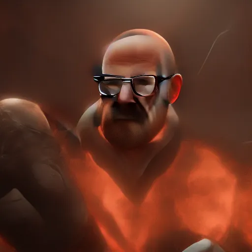 Image similar to Walter White in Doom eternal