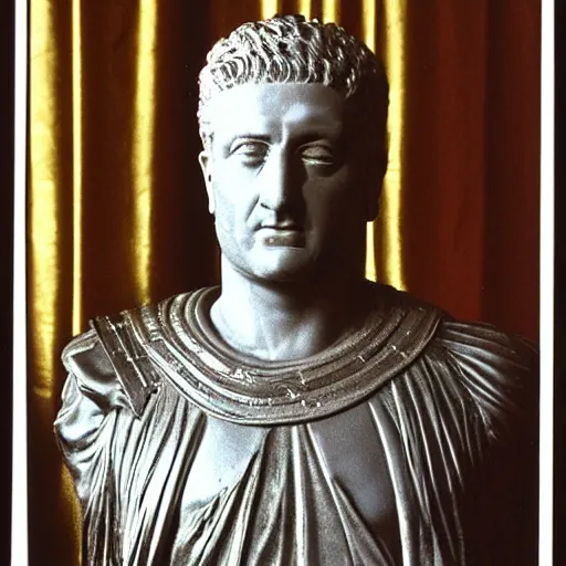 Image similar to 1 9 9 0 s roman emperor, political portrait of roman emperor, 1 9 9 7, photograph, business suit, roman empire modern, alternate history