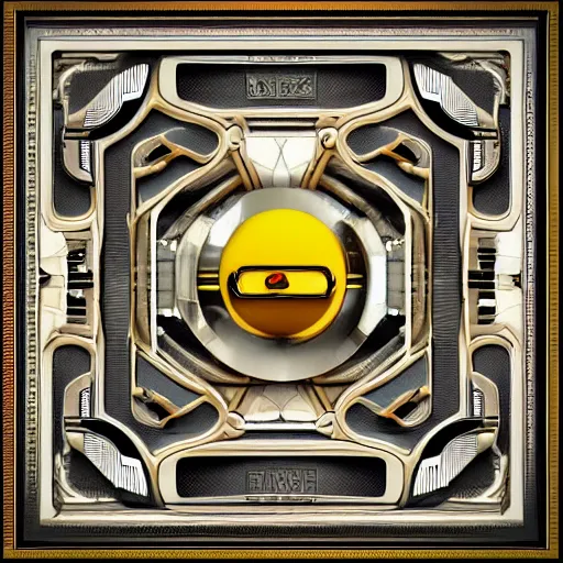 Image similar to game card frame, full view, futuristic, nft, clean centered album cover in intricate detail