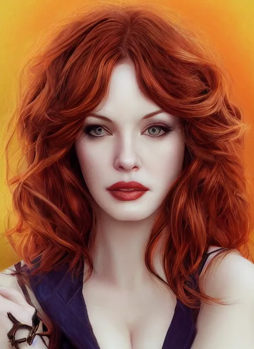 Image similar to photo of a gorgeous christina hendricks / liv tyler hybrid in the style of stefan kostic, realistic, professionally, professionally color graded, half body shot, sharp focus, k high definition, insanely detailed, intricate, elegant, art by stanley lau and artgerm