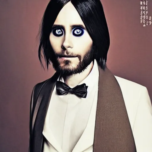 Prompt: jared leto as a japanese oni