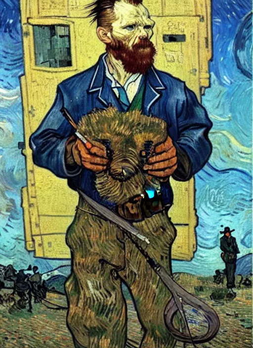 Prompt: hyper realistic capetown painted vincent van gogh by chiara bautista and norman rockwell and greg rutkowski weta studio, and lucasfilm