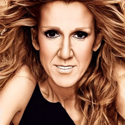 Prompt: professional portrait of celine dion starting in the musical annie