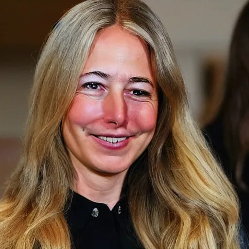 Prompt: girl that is a mixture of jeff bezos and elon musk