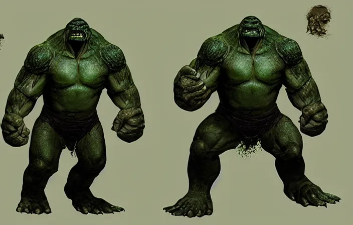 Image similar to elden ring, dark souls, strong humanoid turtle monster, hulk, photorealistic, grimdark, gruesome, full height, front view, golden ratio