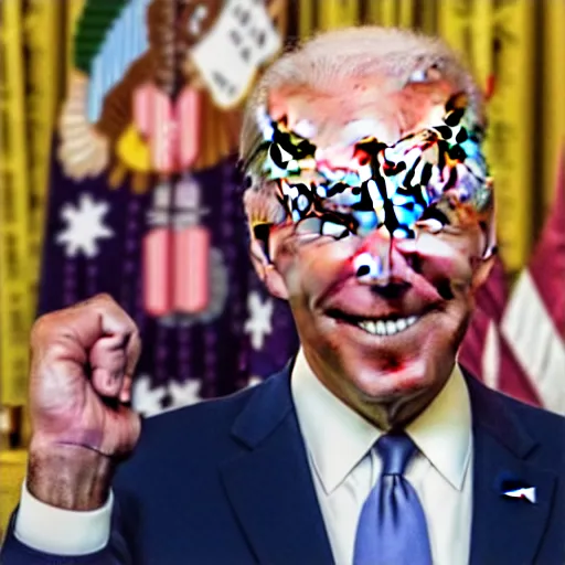 Prompt: Joe Biden as big chungus