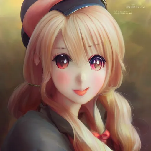 Image similar to anime portrait of princess peach as an anime girl by Stanley Artgerm Lau, WLOP, Rossdraws, James Jean, Andrei Riabovitchev, Marc Simonetti, and Sakimichan, trending on artstation