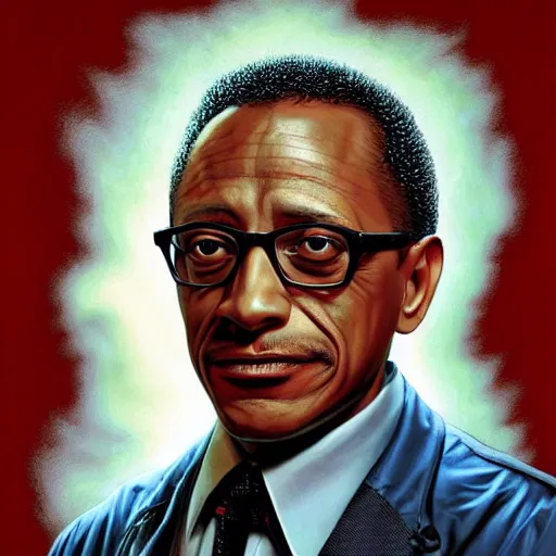 Image similar to gustavo fring portrait by Jason Edmiston, donato giancola, Joseph Christian Leyendecker, Les Edwards, Ed Repka, WLOP, Artgerm