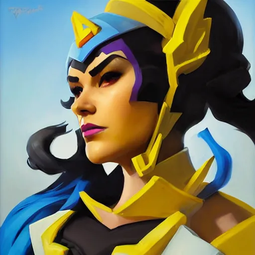 Prompt: greg manchess portrait painting of wonderous cube queen from fortnite as overwatch character, medium shot, asymmetrical, profile picture, organic painting, sunny day, matte painting, bold shapes, hard edges, street art, trending on artstation, by huang guangjian, gil elvgren, ruan jia, greg rutkowski, gaston bussiere