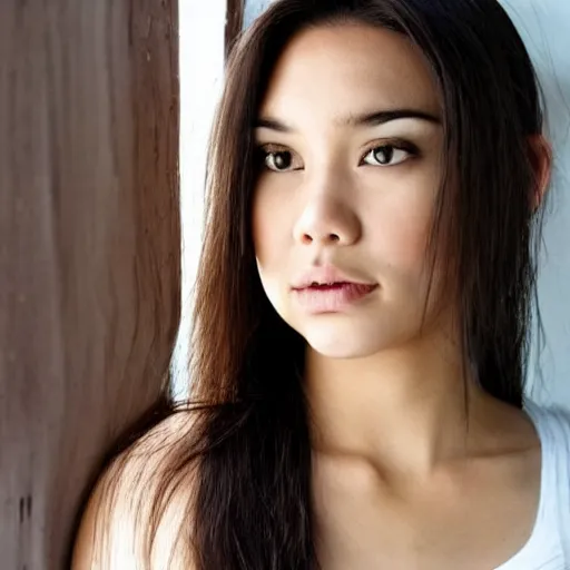 Image similar to half - thai, half german, young woman