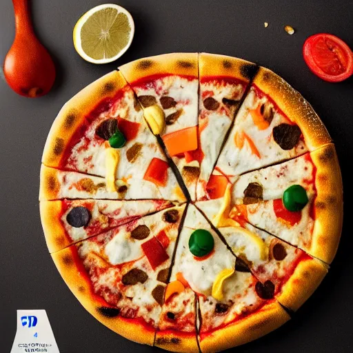 Image similar to a 🍕 made entirely out of 🥥 , 🥥 🍕 hybrid, 4k food photography