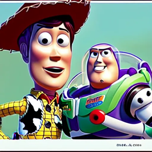 Image similar to toy story storyboard