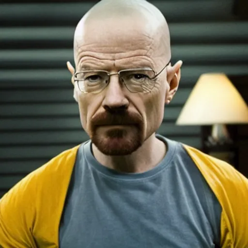 Prompt: walter white played by sheldon cooper