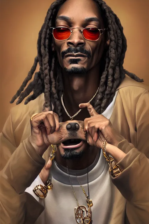 Image similar to snoop dogg, digital art by mandy jurgens and irina french and heraldo ortega, hyperdetailed, artstation, cgsociety