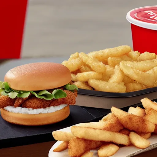 Prompt: New menu item from Chick-Fil-A HD