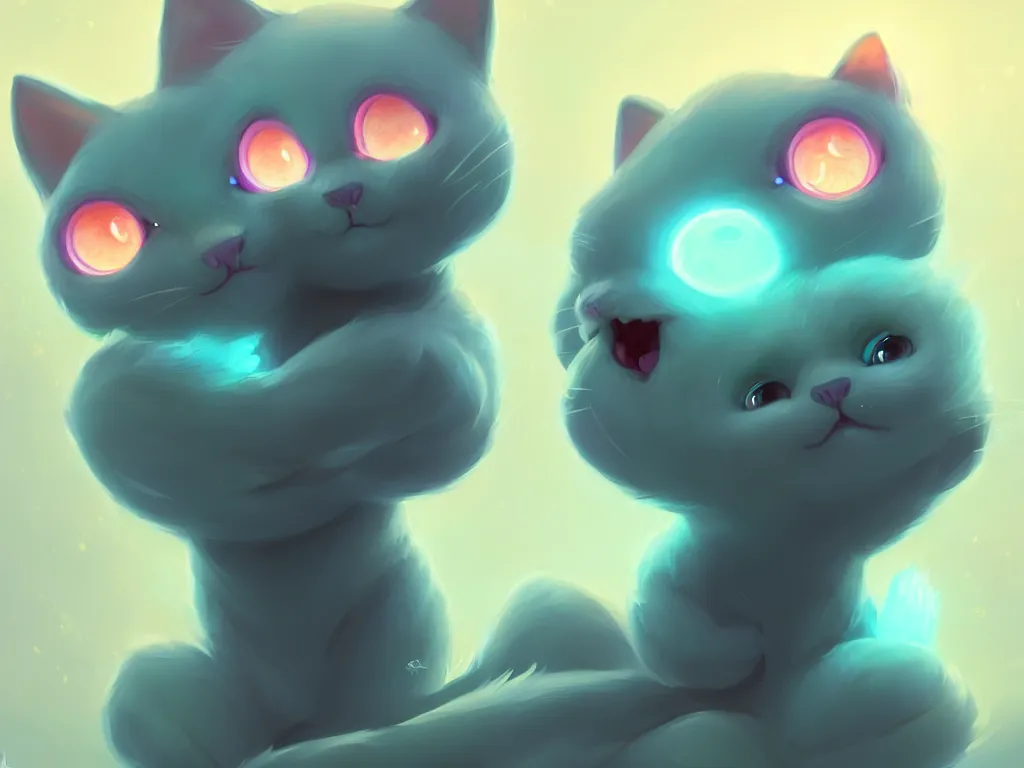 bioluminescent cats