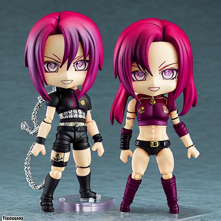 Image similar to diavolo, an anime nendoroid of diavolo, jojos bizarre adventure, figurine, detailed product photo