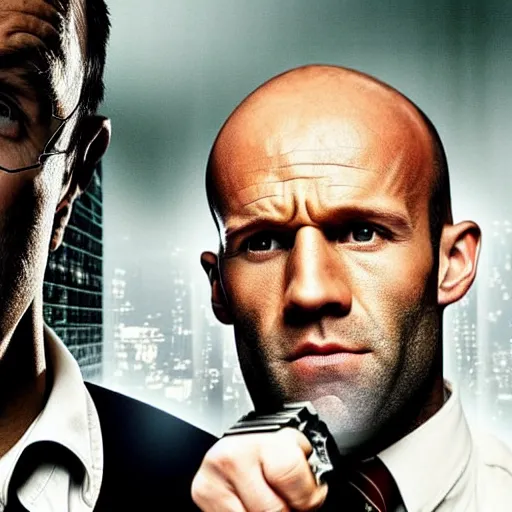 Image similar to Harry Potter starring Jason Statham,