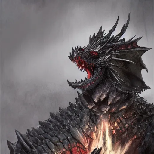 Prompt: dark souls boss riding a dragon, trending on artstation, dark fantasy, concept art