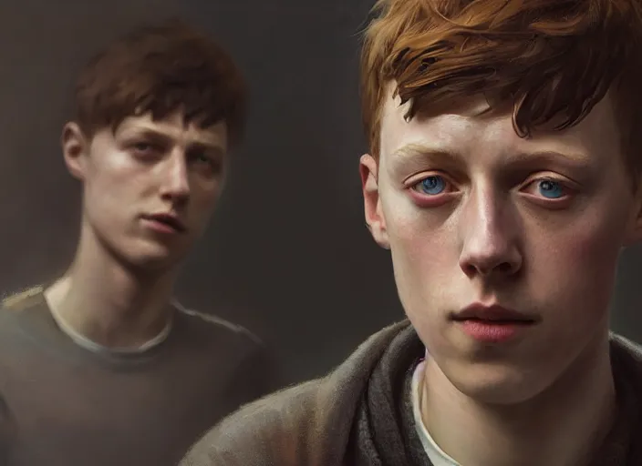 Prompt: highly detailed portrait of george mackay, in life is strange, stephen bliss, 8 k, unreal engine, fantasy art by greg rutkowski, loish, rhads, ferdinand knab, makoto shinkai and lois van baarle, ilya kuvshinov, rossdraws, tom bagshaw, global illumination, radiant light, detailed and intricate environment