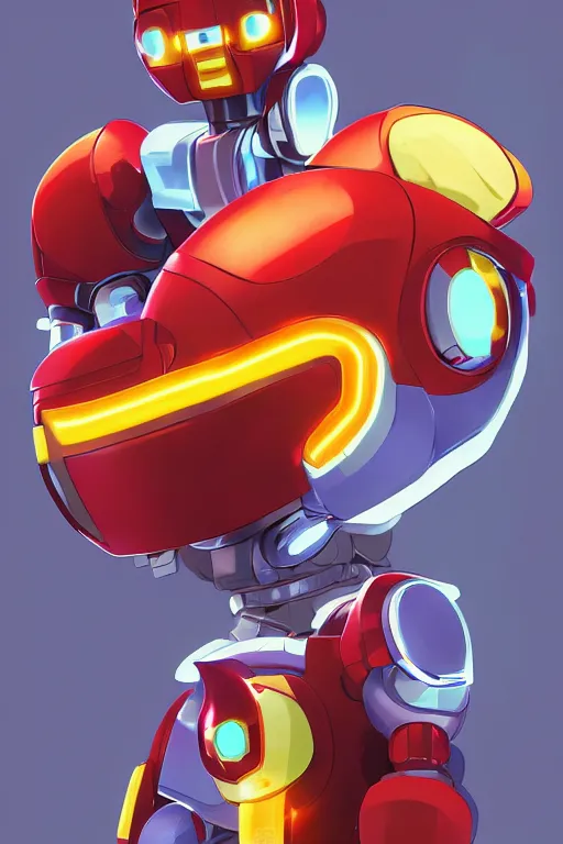 Image similar to metabots medabots medarotto medarot robot minimalist comics helmet mask neon cybereye, behance hd by jesper ejsing, by rhads, makoto shinkai and lois van baarle, ilya kuvshinov, rossdraws global illumination ray tracing hdr radiating a glowing aura