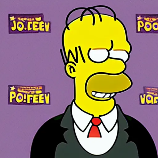 Prompt: photo of homer simpson as joe biden