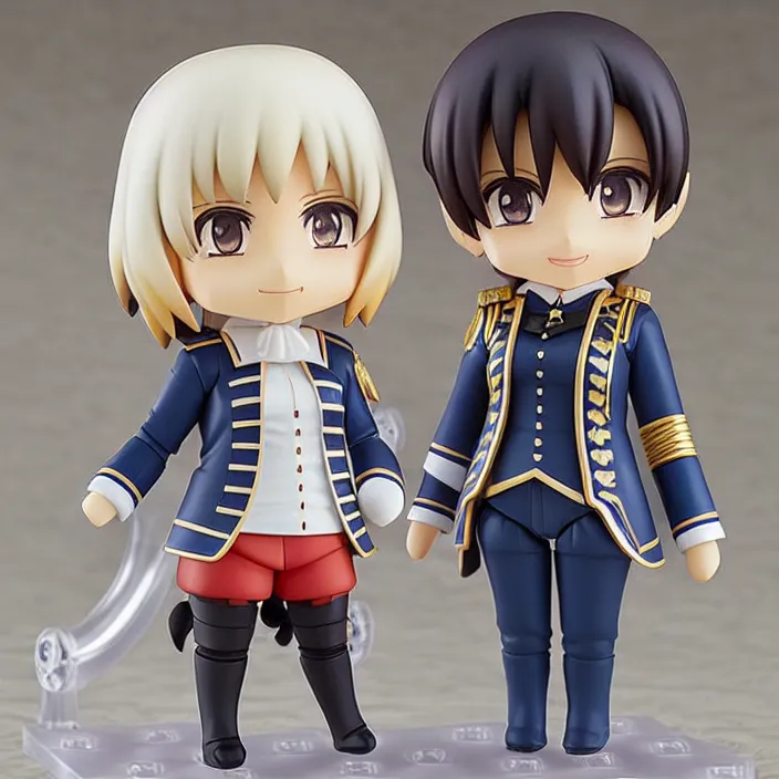 Image similar to An anime Nendoroid of George Washington, figurine, detailed product photo