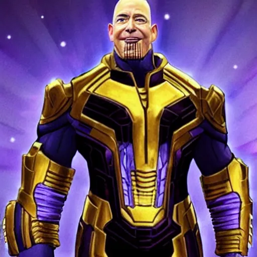 Prompt: jeff bezos as thanos