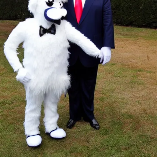 Image similar to donald trump fursuit