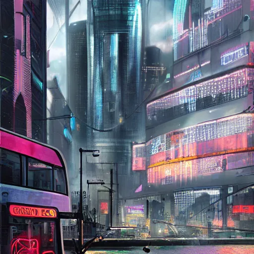 Prompt: cyberpunk London, photorealistic