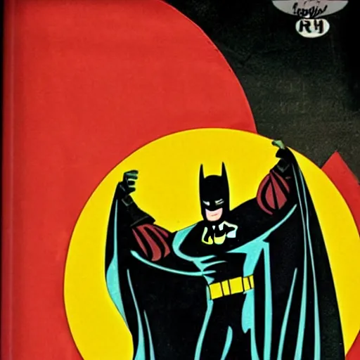 Image similar to Batman, Art Deco style