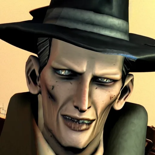 Image similar to nick valentine from fallout 4!!!!