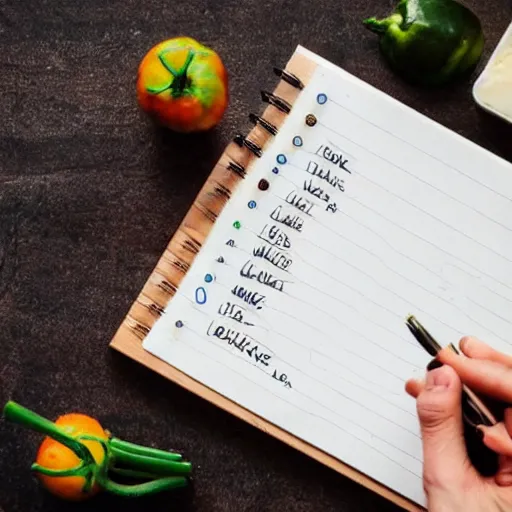 Image similar to photo of a well - written grocery list