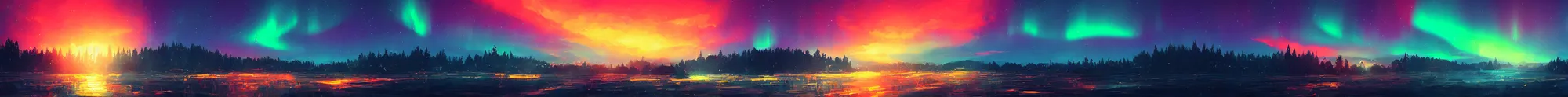 Image similar to aurora by alena aenami, wallpaper, digital art