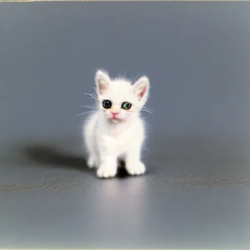 Image similar to microscope photo of micro kitten, 35 mm,