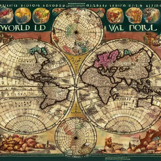 Image similar to accurate world map, full map, in the style of candy