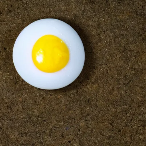 Prompt: raw egg that looks like a pool
