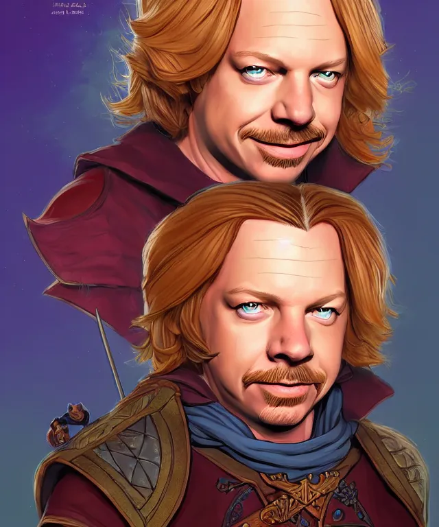 Prompt: a fantasy comic - style full portrait of a n aristocratic halfling who looks like david spade, digital illustration by ken taylor and sana takeda and jenny frison, character design, concept art, fine inking lines, vivid colors, dnd, highly detailed!, hd, 4 k, trending on artstation