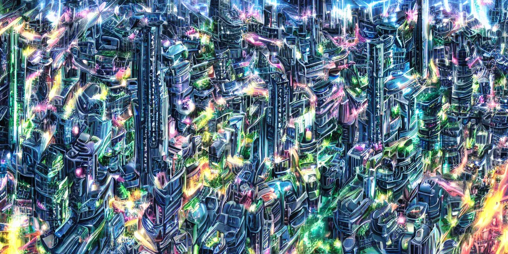 hd anime cityscape, 4 k, stunning, full hd, Stable Diffusion